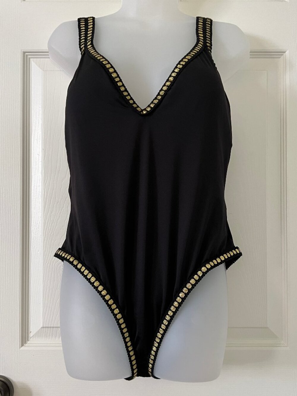 Black and Gold Gibson Latimer Bathing Suit